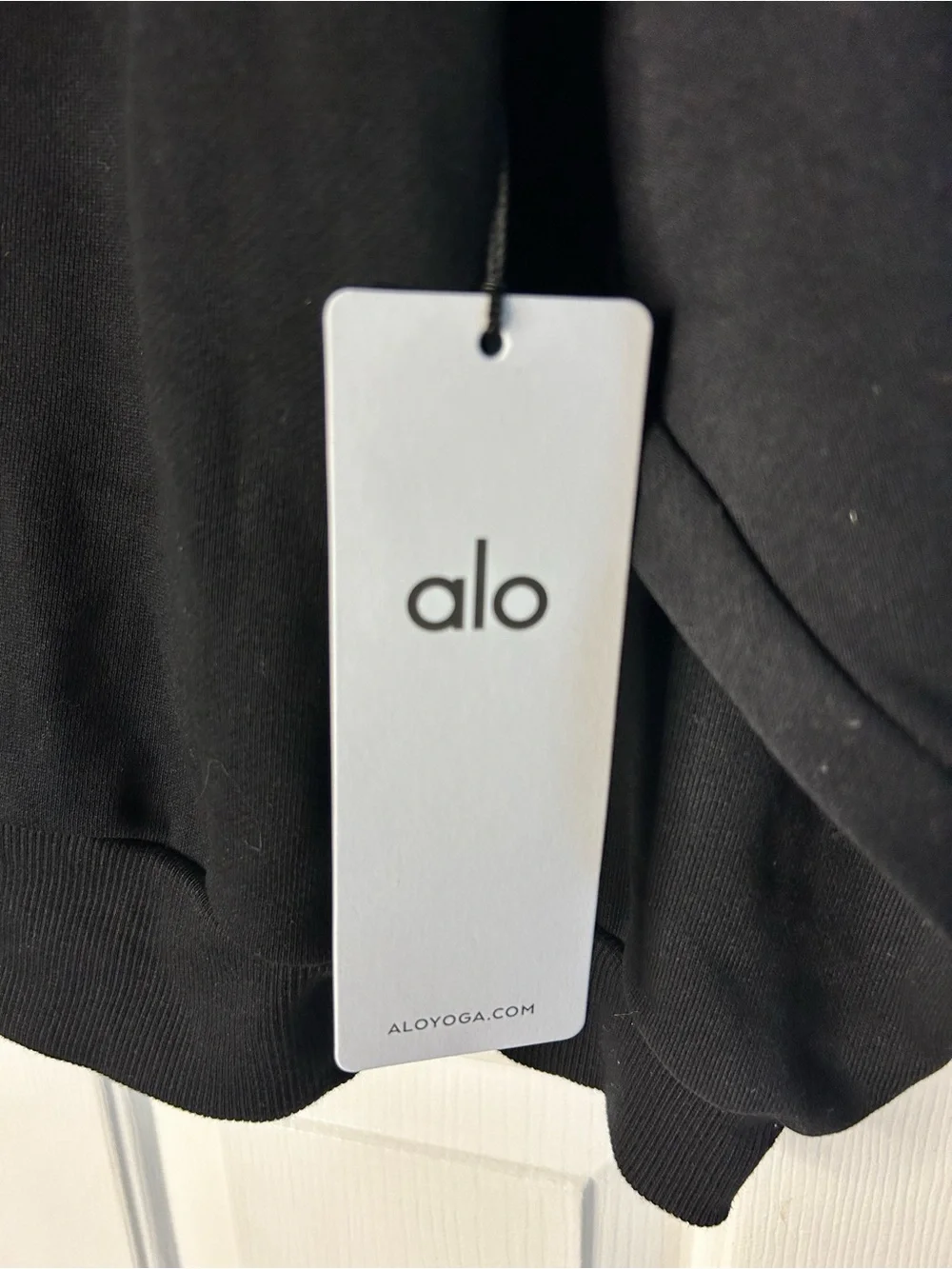 NWT ALO Yoga Accolade Crew Neck Pullover Sweatshirt- Black/ Size XS